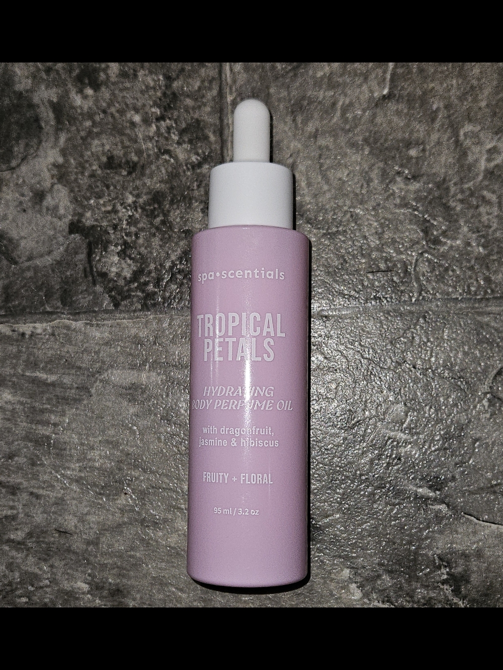 Spa•scentials Tropical Petals Hydrating Body Perfume Oil 3.2fl Oz BNIB